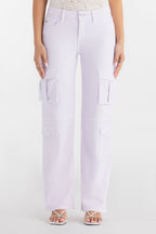 Lilac Cargo Wide Leg