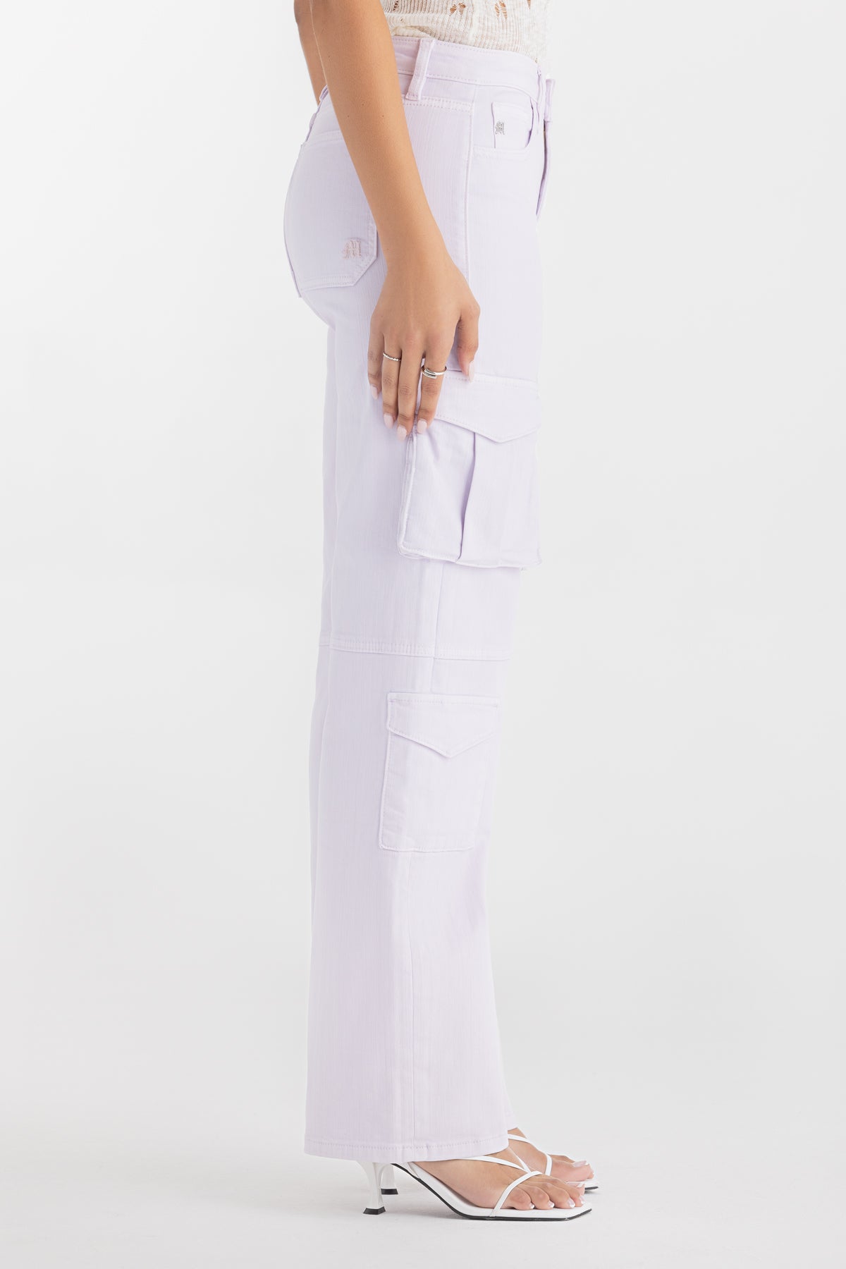 Lilac Cargo Wide Leg