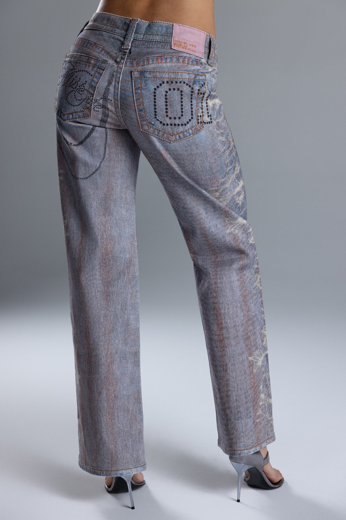 Mara Graphic Print Slim Wide