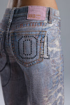 Mara Graphic Print Slim Wide