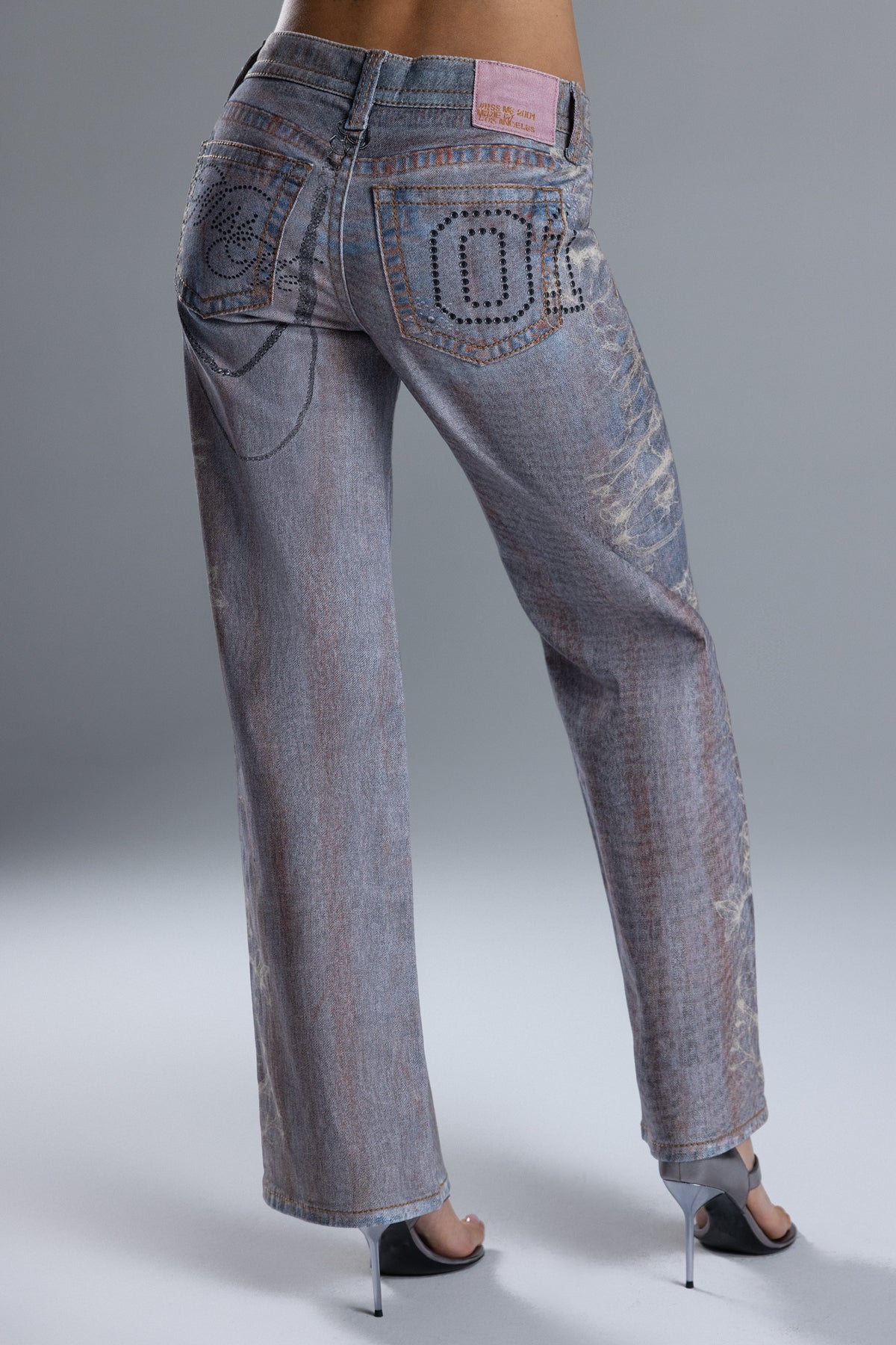Mara Graphic Print Slim Wide