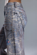 Mara Graphic Print Slim Wide
