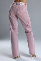 Aryanna Heart Cross Slim Wide
