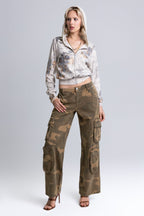 Vesper Studded Camo Cargos