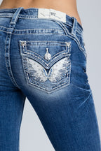 Destinee Wing Bootcut Jeans