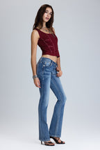 Kennedy Wing Bootcut Jeans