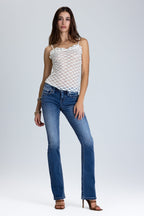 Ariana Wings Bootcut Jeans