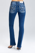 Everly Studded Bootcut Jeans