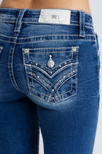 Everly Studded Bootcut Jeans