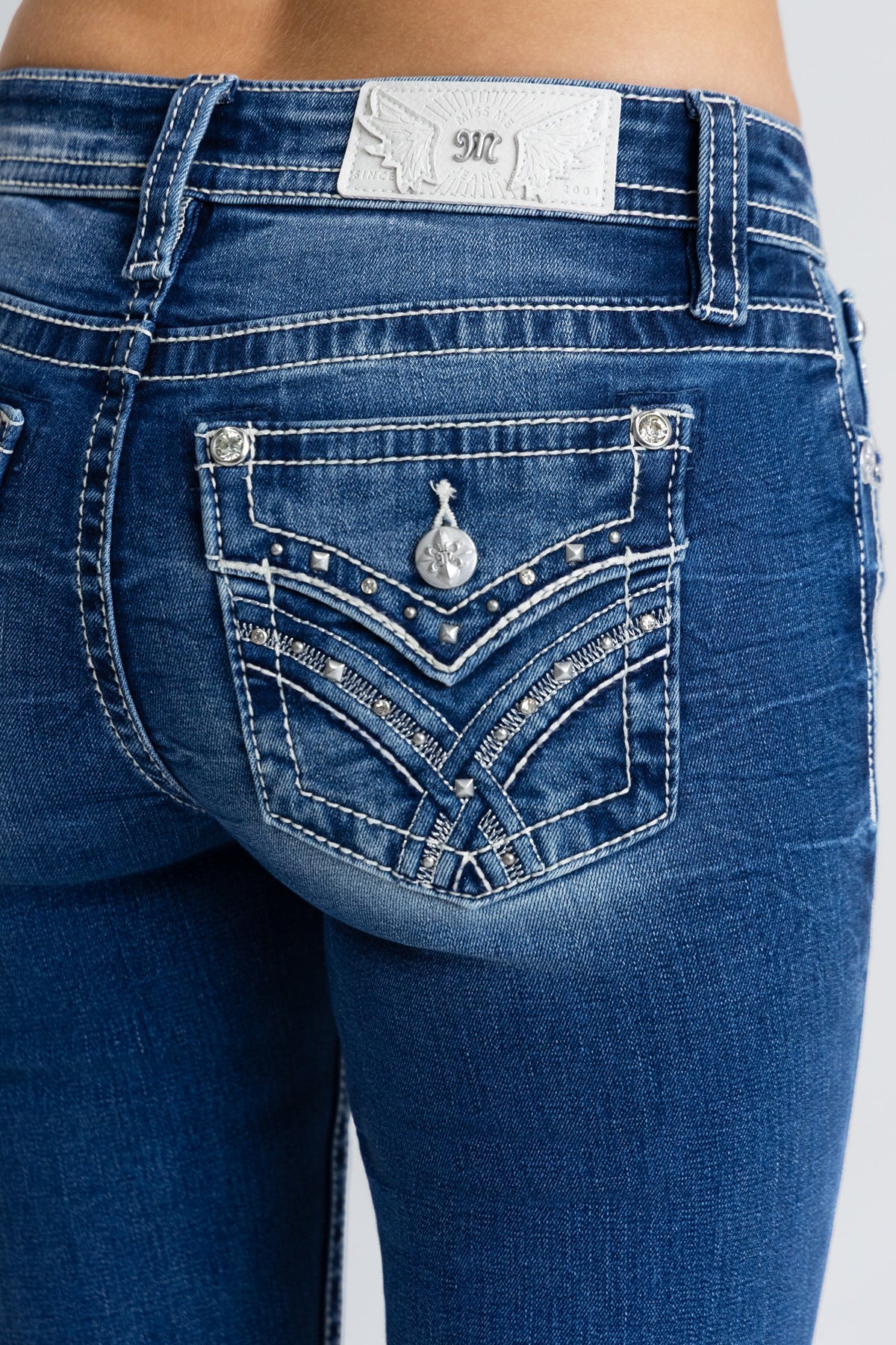 Everly Studded Bootcut Jeans