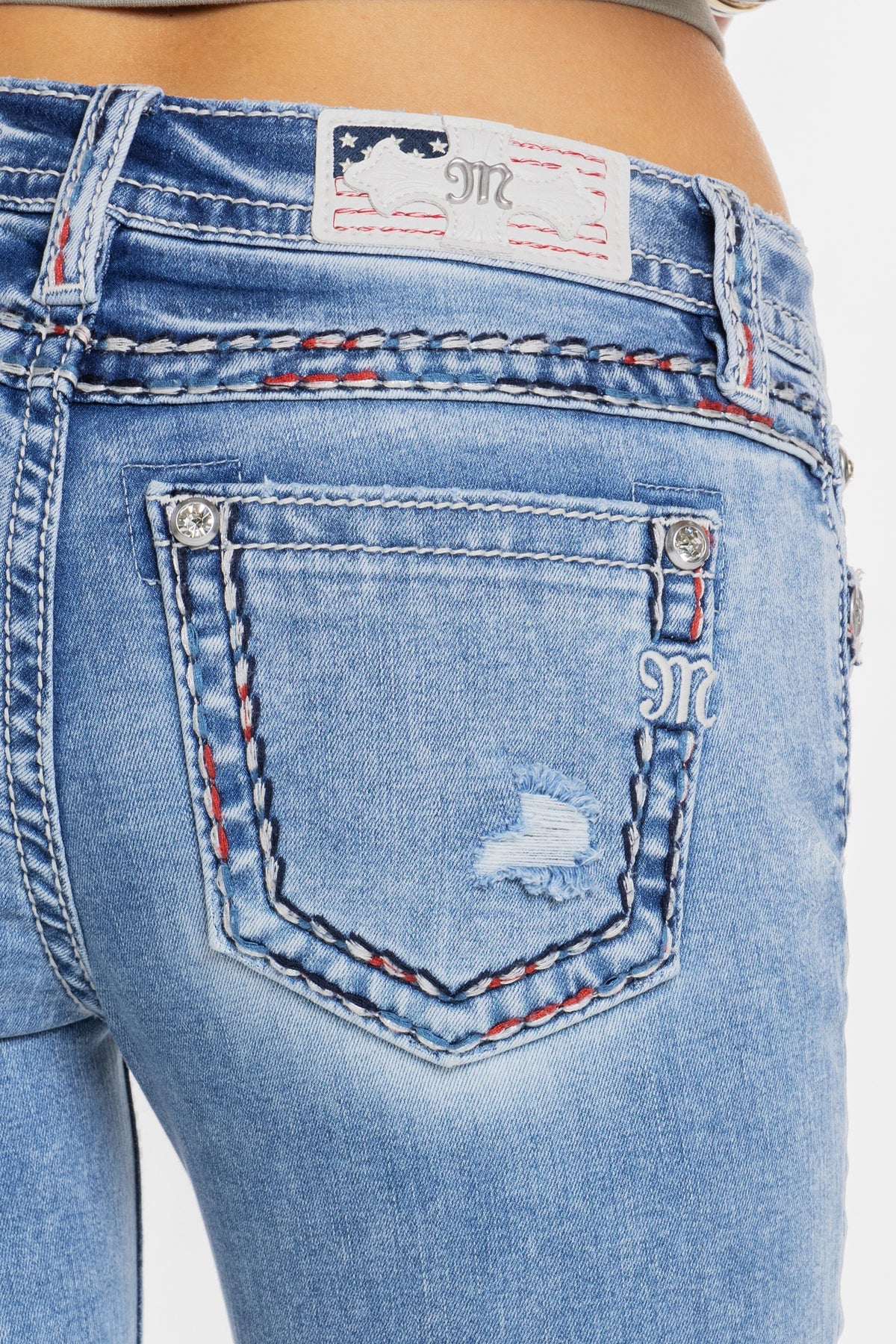 Monroe Stitched Bootcut Jeans