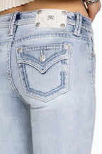 Haven Stitched Bootcut Jeans