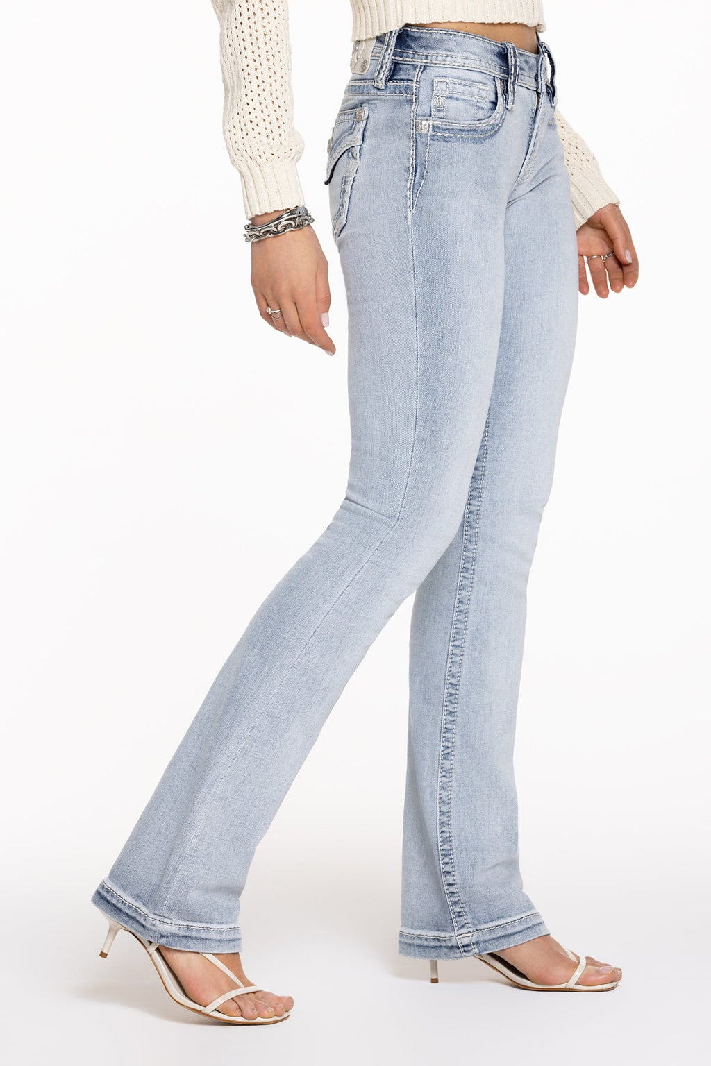 Haven Stitched Bootcut Jeans