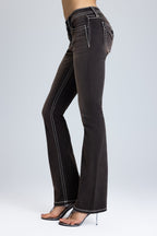 Sevryn Stitched Bootcut Jeans