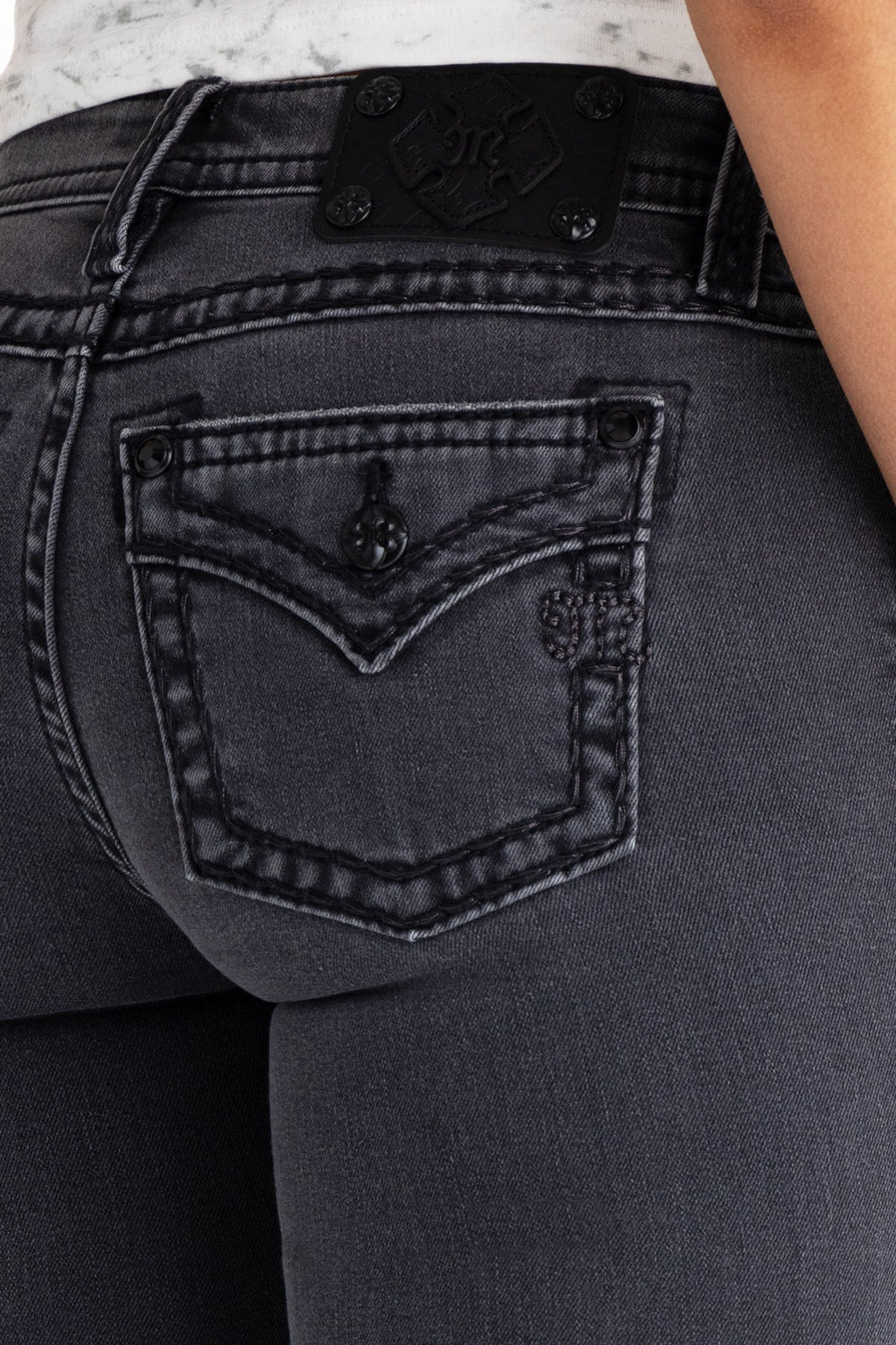 Ashton Stitched Bootcut Jeans