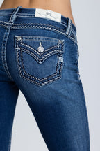 Caroline Stitched Bootcut Jeans