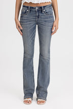 Sloane Stitched Bootcut Jeans