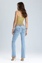 Anaya Stitched Bootcut Jeans
