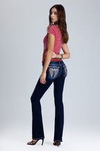 Arella Wings Bootcut Jeans