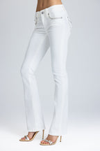 Aspen White Stitch Bootcut Jeans