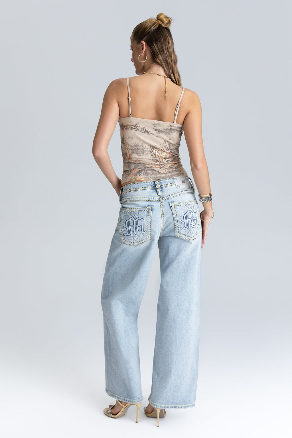 Siren Stitched Baggy Jeans