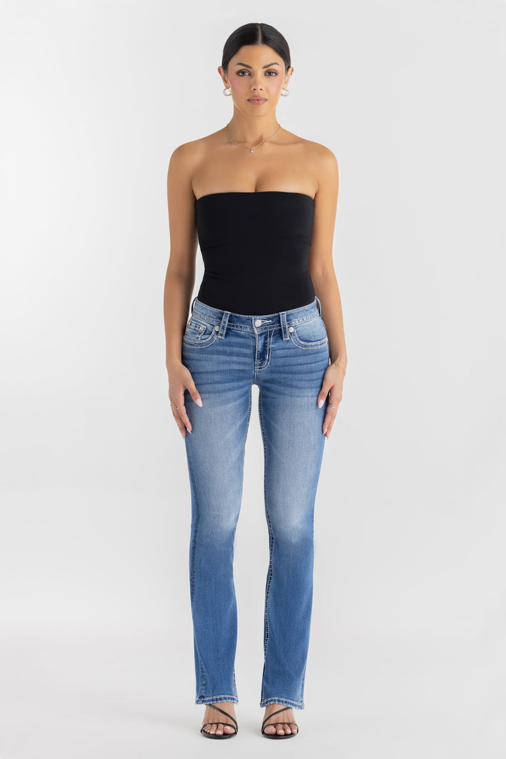 Solene Fleur Bootcut Jeans