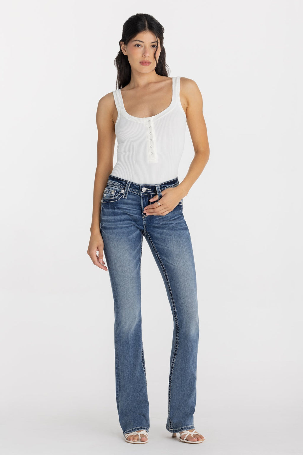 Gothique Fleur Bootcut Jeans