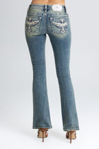 Lumina Cross Bootcut Jeans