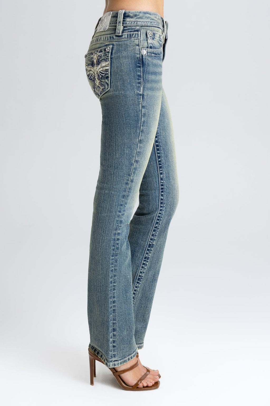 Lumina Cross Bootcut Jeans