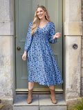 Maddie Dress - Blue Floral