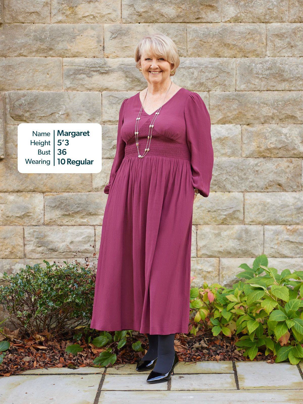 Maddie Dress - Burgundy