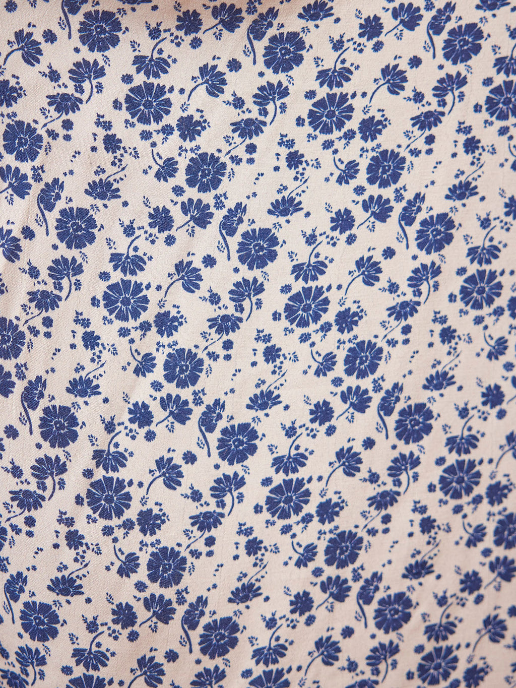 Maddie White Ditsy Print Midi Dress