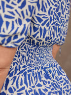 Maddie Short Sleeve Terrazzo Print