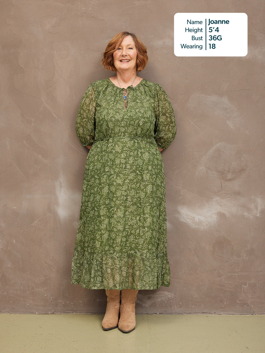 Maeve Dress - Gold Lurex & Green