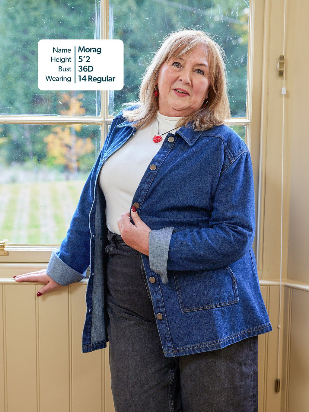 Margaret - Belted Denim Jacket