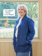 Margaret - Belted Denim Jacket