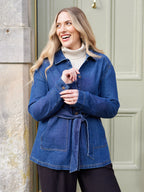 Margaret - Belted Denim Jacket