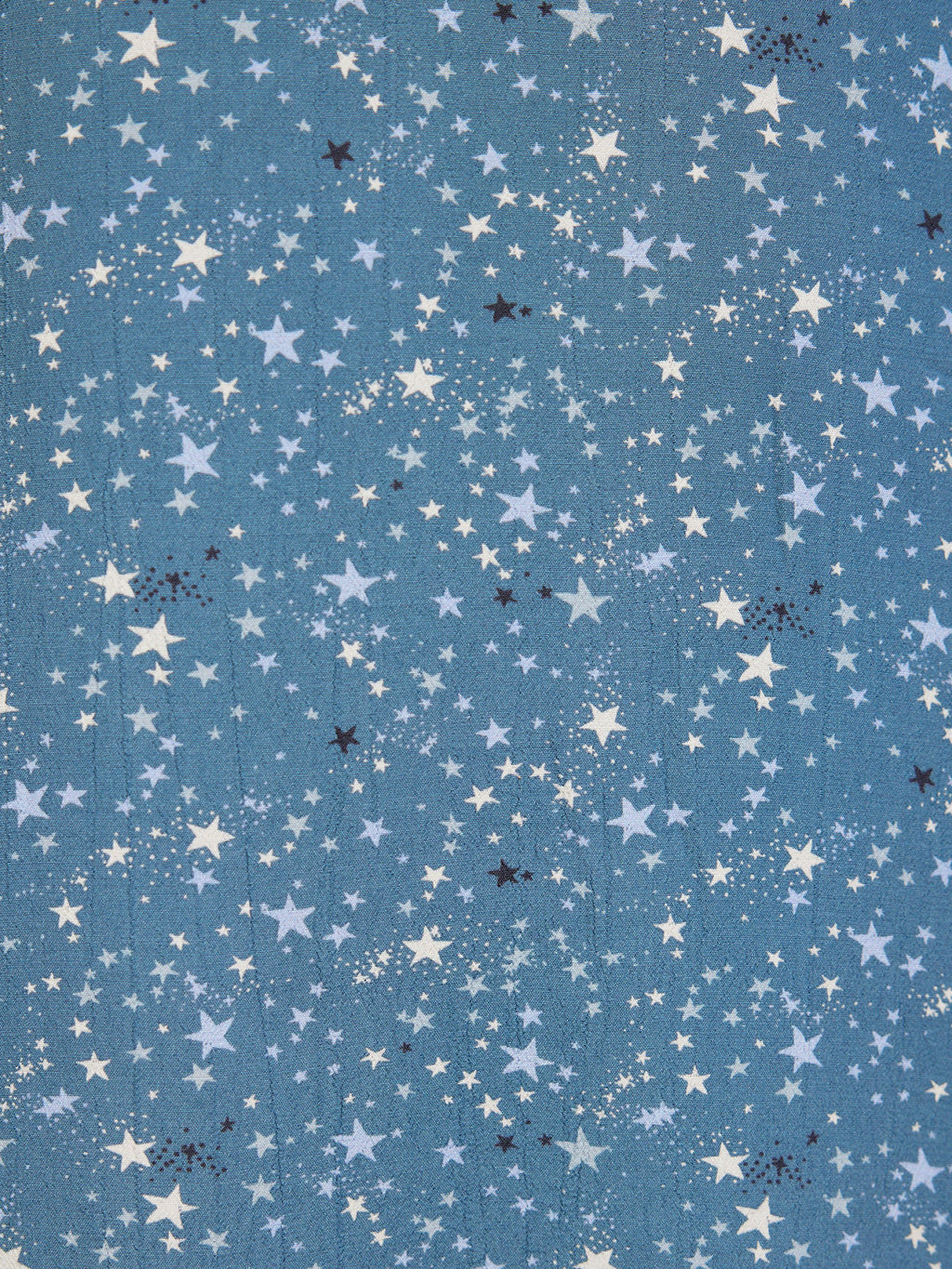 Millie Button Front Dress - Blue Star Print