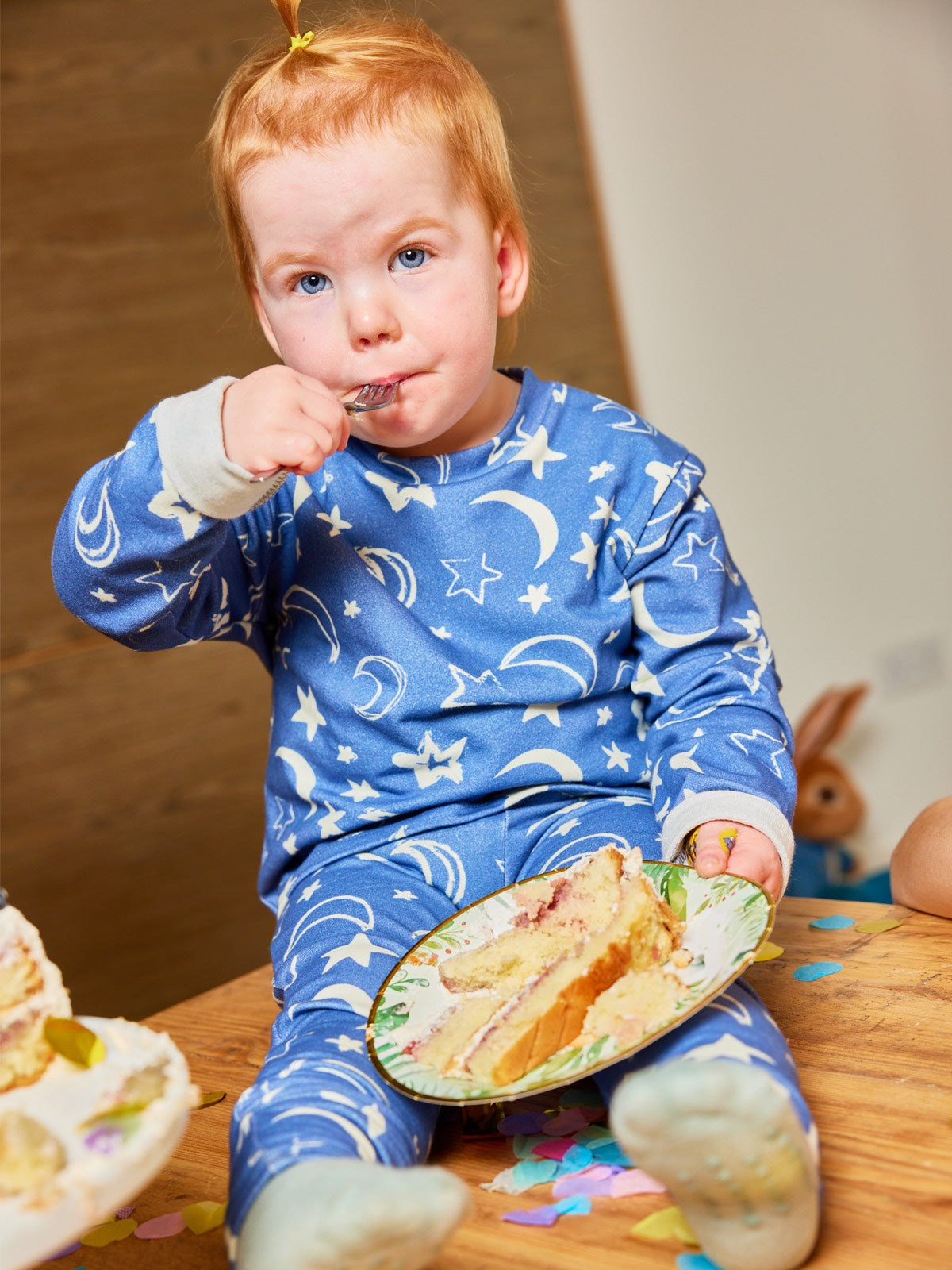 Mira - Kids Pyjama Set - Moon & Star Print