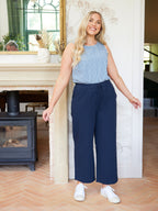 Isha Trouser - Navy