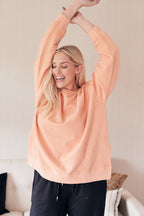 Nicky - Sweatshirt - Peach Stonewash