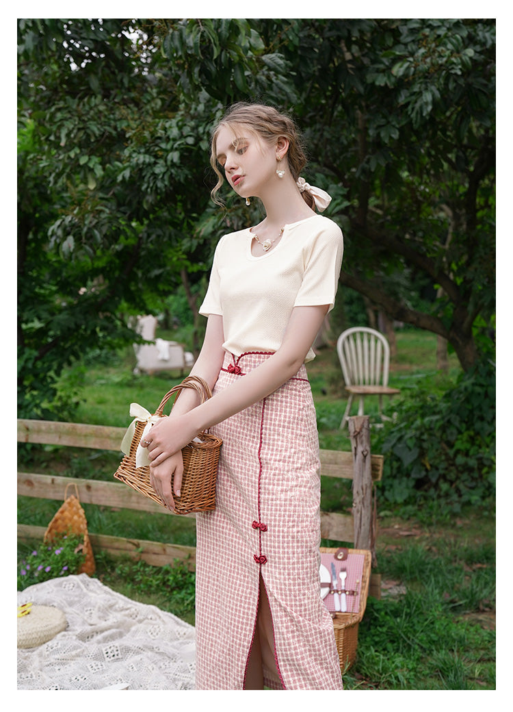 Fairycore Sweet Rose Top