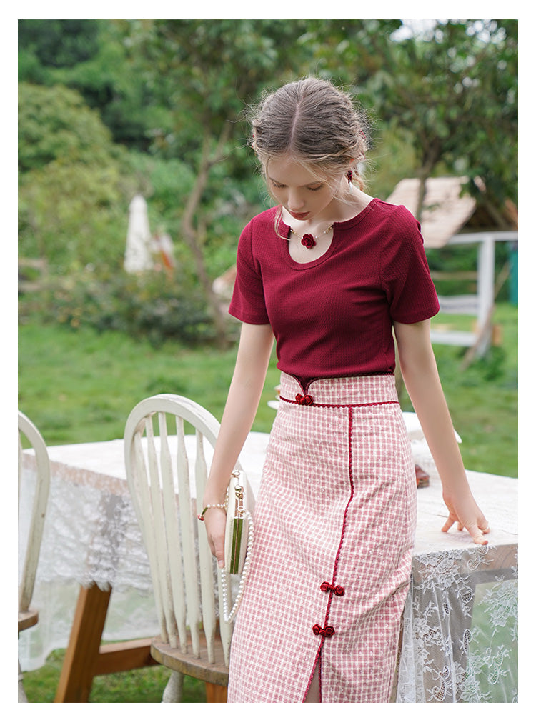 Fairycore Sweet Rose Top