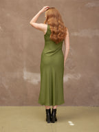 Rebecca - Slip Dress - Olive