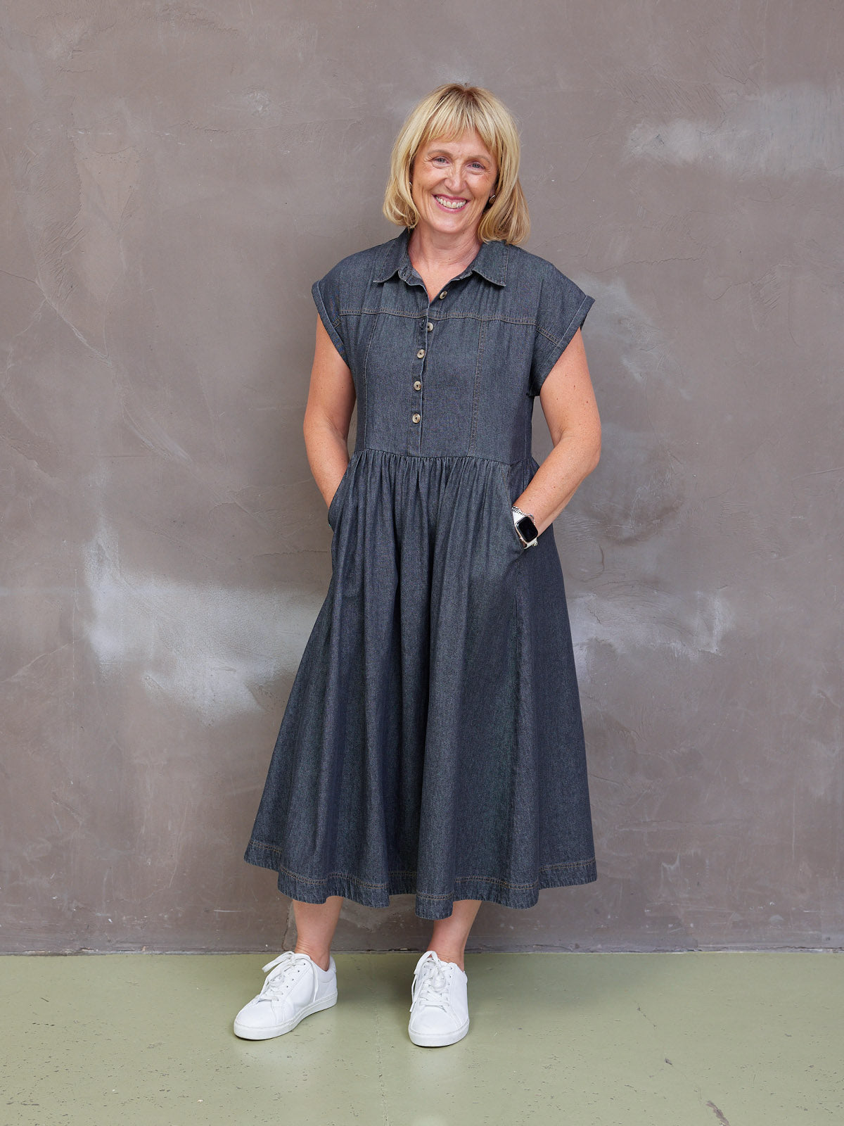 Rhiona Dress - Charcoal