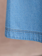 Rhiona Shirt Dress - Mid Wash Denim