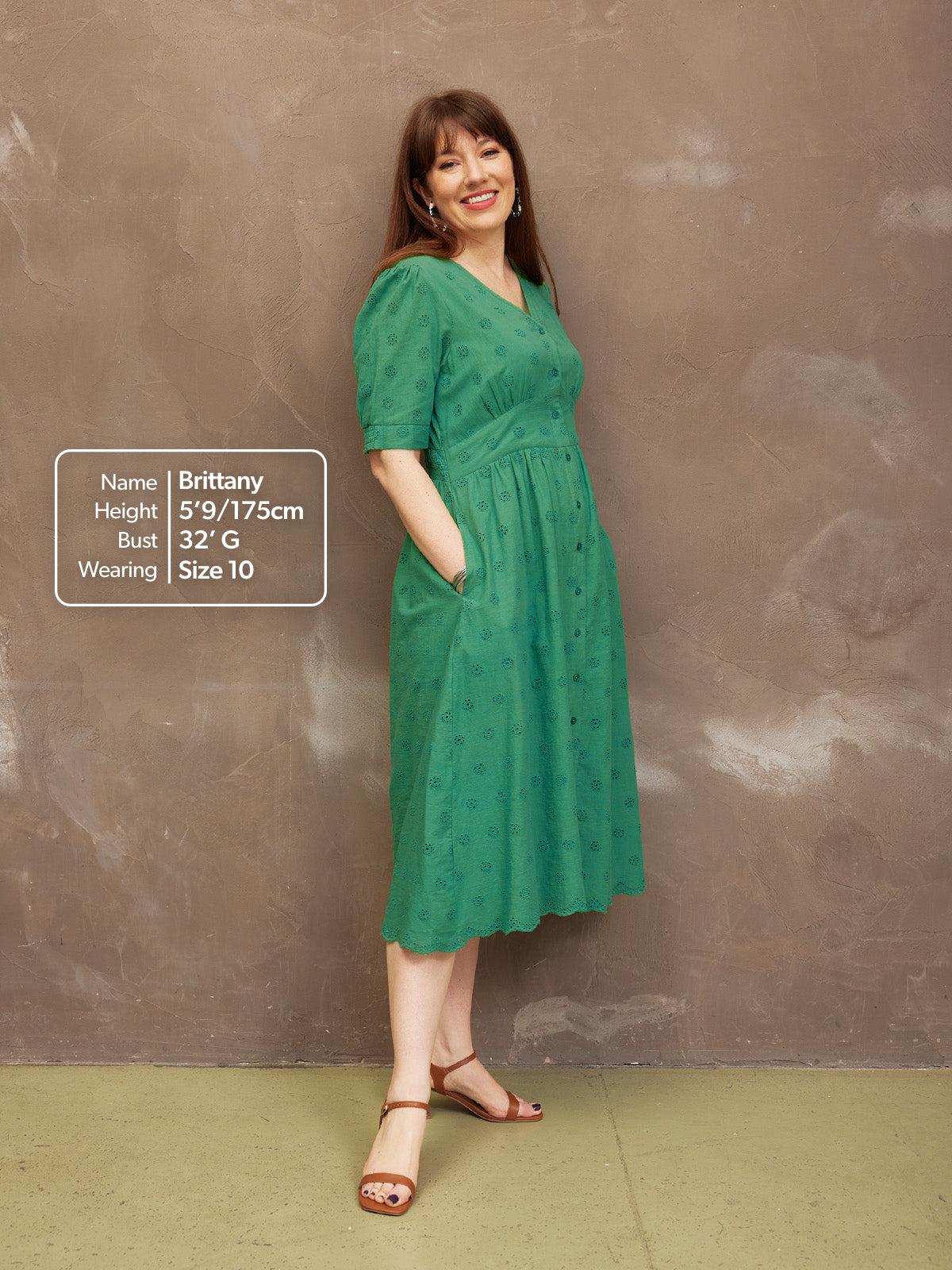 Rodica Broderie Dress