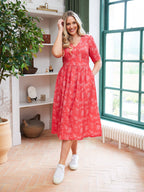 Rodica Dress - Triangle Print