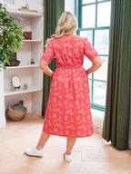Rodica Dress - Triangle Print