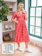 Rodica Dress - Triangle Print